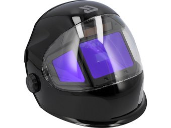 Маска електрозварювальника YATO TRUE COLOR з автозатемнюв фільтром 117х 156х 9,4мм, вічко- 108х82 мм