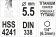 YATO Свердло по металу титанове YATO : HSS-ТІN, Ø= 5,5 мм, l= 113 мм, 6-гран. HEX-1/4"  | YT-44763