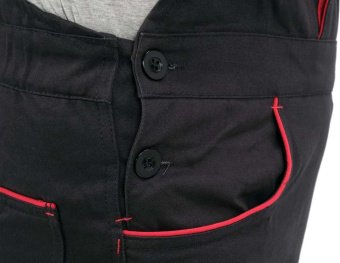 YATO Комбінезон робочий COMFY YATO розмір L/XL, чорно-червоний, 9 кишень, 100% бавовна  | YT-79253