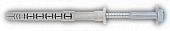 Friulsider Дюбель рамный нейлоновый с шестигранным шурупом и воротничком FM-X5 оцинкованный, 10x100