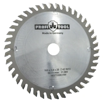 Диск пильный PROFITOOL - 160х1,8х1,2х20 мм WD42 (2116019)