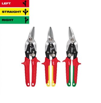 MILWAUKEE Набір ножиць по металу, (3шт) (прямий / правий / лівий різ)