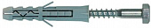 Распорный дюбель KPX 12 X 60 c шурупом с шестигранной головкой DIN 571 8,0 X 80