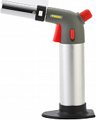 VIROK Пальник газовий з балоном, п'єзо запал, керамічне сопло, блокувальна кнопка | 44V180