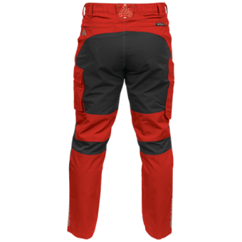 Штани робочі 4-WAY стреч SERWAL оранжево-чорні YATO розм S/ 80-86см, ріст- 166-176см, 11 кишень [10]