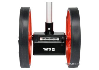 YATO Колесо вимірювальне YATO; Ø= 160 мм, в межах 0.1- 10000 м, телескоп. тримач- 80-104 см  | YT-71
