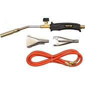 VOREL Пальник Газовий : L=360мм. до 2,0 кВт. Набір з 3 наконечниками і шлангом L=2m. 0,5МРа  | 73325