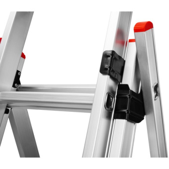 Драбина алюмінієва 3-х секційна Квітка PRO (3х11 сходинок) (110-9311)