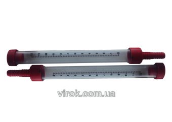 Трубки з наконечниками до водяного рівня для шлангу 8-10 мм ТМ VIROK, кпл. 2 шт.