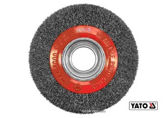 YATO Щітка зачисна дискова YATO : Ø=150/32 мм з нержавіючої сталі. 6200 об/хв  | YT-47554