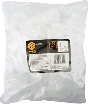 VOREL Чашки і стяжки для викладання плитки : мін. стик t=0.75 мм, плитка 3-40 мм. 50 + 50 шт.  | 046