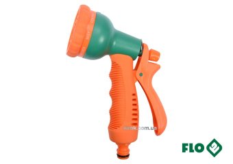 FLO Зрошувач-пістолет 8-режимний до шлангу 1/2", ABS-пластик  | 89211
