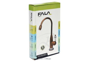 FALA Змішувач води для кухонної раковини "RETRO BRONZE 2" з кульовим регулятором  | 75831