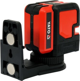 YATO Нівелір лазерний самонівелюючий YATO : точність- ±3 мм/ 10 м, верт./гориз. промені  | YT-30434