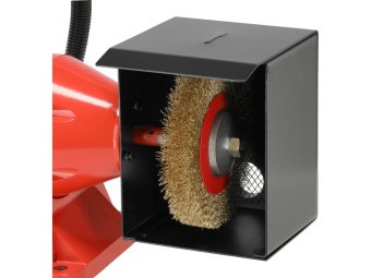 Точильний верстат зі щіткою YATO від ел-мережі 230 В, 520 Вт, диск Ø= 150/25х 32 мм [1]