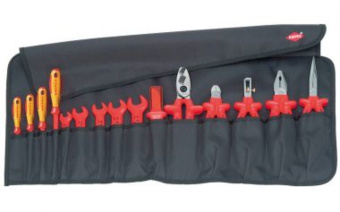 KNIPEX Планшет для инструмента мягкий 15 предметов с инструментами электроизолированными 98 99 13 | 