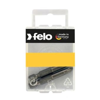 Бита FELO INDUSTRIAL PZ1x50 мм, шестигранный хвостовик 1/4, форма E 6,3, машинная, 2 шт (03101536)