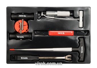 YATO Засоби для демонтажу автомобільного скла YATO, кпл. 7 елем.  | YT-0845
