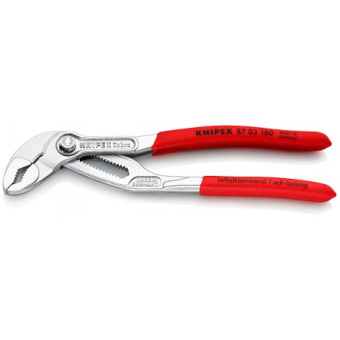 KNIPEX Високотехнологічні сантехнічні кліщі Cobra, хромовані 87 03 180 | 87 03 180