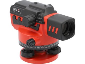 Нівелір опт авто-налаш. з штатив і рейко YATO об'єкт Ø= 38мм, крат- 32Х радіу- 0,5-50м точн- 1мм/30м