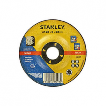 STANLEY STA32065 Диск для зачистки / шлифовки металла, 230x22 мм, толщина 6.0 тип DPC