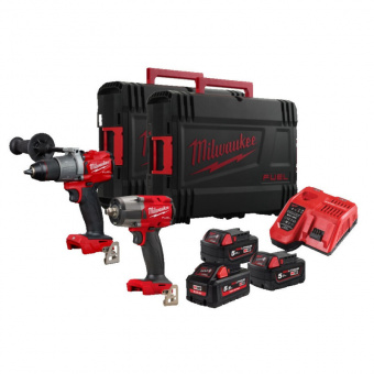 MILWAUKEE Набор аккумуляторных инструментов M18 FPP2AD2-553X | 4933481022
