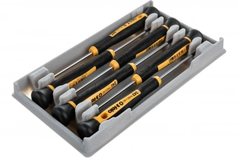 Набор точных отверток FELO 1,5х60мм/2,0х60мм/2,5х60мм/3,0х60мм/РН00х60мм/РН0х60мм (24096166)