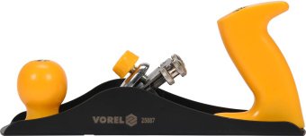 VOREL Рубанок столярний : L=235 мм, ніж- 44/1.8 мм, HRC 50-55, 65Mn, металевий корпус  | 25887