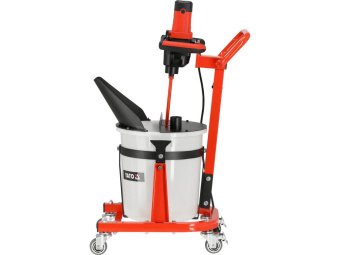 Змішувальна станція будів. розчинів на колесах YATO від ел-мережі 230 В, 1600 Вт, бак V= 50 л [1]