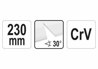 YATO Ножиці по листовому металу висічні YATO : l= 230 мм, під кут- 30°, CrV  | YT-18970