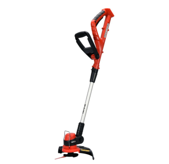 YATO Тример акумуляторний (без акум) YATO: Li-Ion 18В, шир покосу- 24 см, жилка Ø=1.6мм і пласт. нож