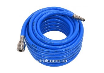 YATO Шланг пневматичний ПВХ YATO з швидкоз'єднув. наконечниками; Ø=10 мм, макс. тиск 20 Bar, l= 10 м