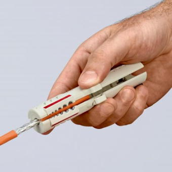 KNIPEX Інструмент для видалення оболонки для кабелів передачі даних 16 65 125 SB | 16 65 125 SB