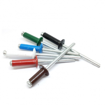 Заклепки окрашенные в цвета RAL DIN7337 4,0х16