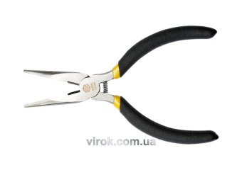 VOREL Щипці плоскі міні з ізольованими ручками , l= 125 мм  | 42303