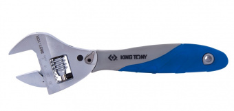 KING TONY Ключ разводной 250 мм, с трещоточным механизмом | 3631-10R