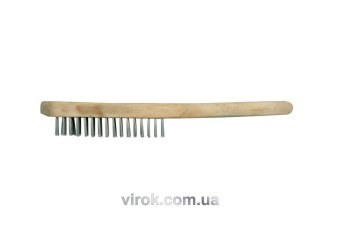VOREL Щітка ручна з стального дроту , 6 рядів  | 06960
