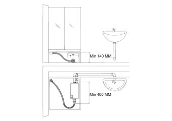 FALA Помпа до каналізаційних стоків душа і вмивальника мережева FAL: P=250Вт, на висоту 5м, Q=100л/х