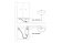 FALA Помпа до каналізаційних стоків душа і вмивальника мережева FAL: P=250Вт, на висоту 5м, Q=100л/х