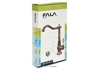 FALA Змішувач води для кухонної раковини "RETRO BRONZE 4" з кульовим регулятором  | 75833