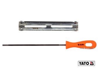 YATO Направляюча з напильником для гостріння ланок ланцюгів YATO : Ø=4 мм, l=250 мм  | YT-85030