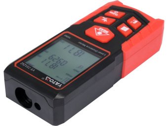 Дальномір лазерний YATO з LCD- дисплеєм дальн- 100м, похибка ±2мм, виміри площі і об'єму живл- 2-ААА