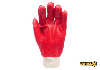 VOREL Перчатки маслобензостойкие красные 10,5' 74150