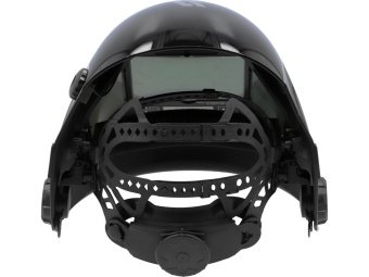 Маска електрозварювальника YATO TRUE COLOR з автозатемнюв фільтром 117х 156х 9,4мм, вічко- 108х82 мм