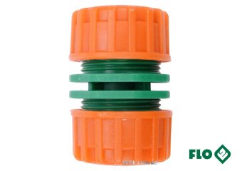 FLO Муфта сполучна 2-х водяних шлангів 1/2" пластикова  | 89007