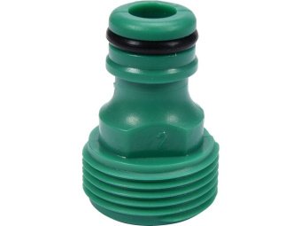 Муфта сполучна 2-х водяних шлангів з зовніш. різьбою 3/4" FLO пластикова [30/240]