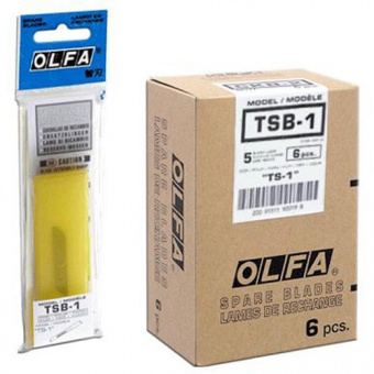 Лезвие OLFA TSB-1 35х6х0,3мм 5шт. для специального ножа TS-1