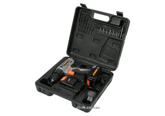 STHOR Шуруповерт акумуляторний : 18V Li-Ion. 2 акум. 1,3 АхГод, КМ- 22 Nm, патрон Ø≤10 мм  | 78972