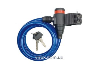 VOREL Замок велосипедний : L= 10 мм Х 1800 мм  | 77835