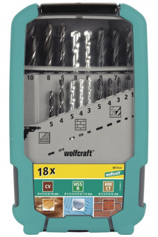 Wolfcraft комбинированный набор сверл  // 7115000